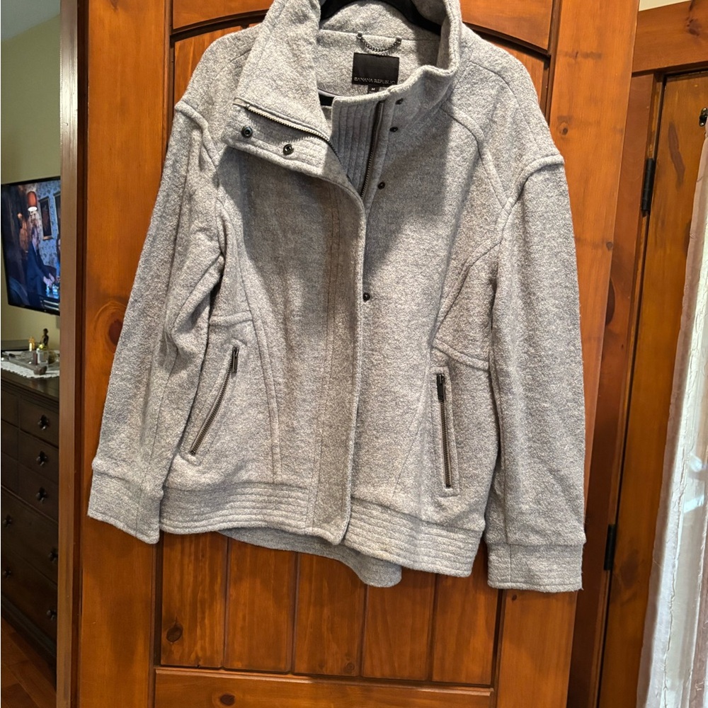 Banana Republic Heather Gray Jacket